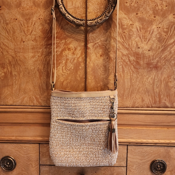 The Sak Lucia Crochet Crossbody Bag Bamboo - Picture 2 of 8